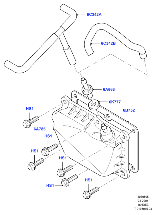 FORD 1 337 254 - Шланг, вентиляція картера autozip.com.ua