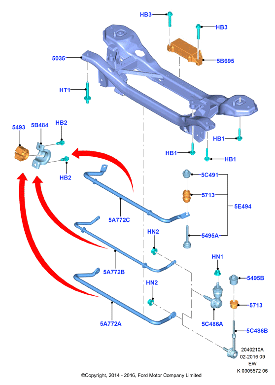 MAZDA 1337965 - Втулка, стабілізатор autozip.com.ua