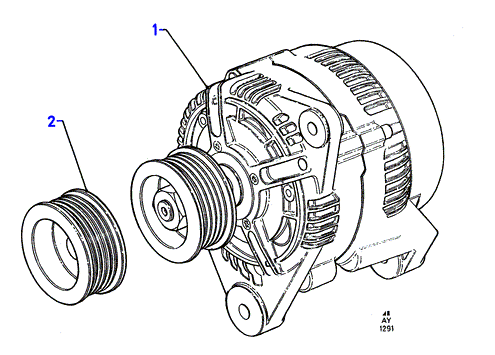 FORD 1 406 069 - Генератор autozip.com.ua