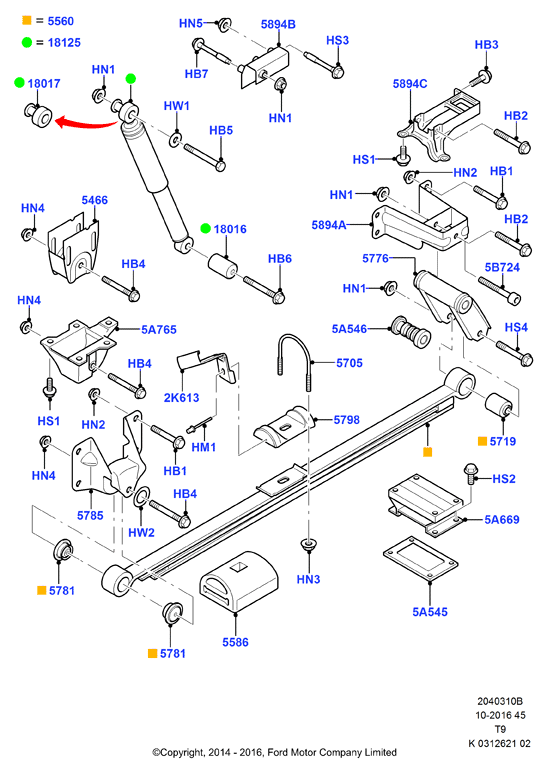 FORD 1445083 - Амортизатор autozip.com.ua