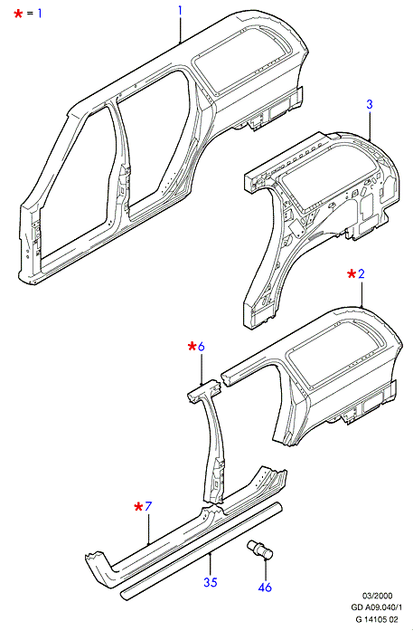 FORD 6695013 - Зажим, молдинг / захисна накладка autozip.com.ua