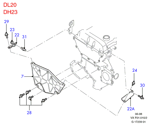 FORD 1003437 - Подушка, підвіска двигуна autozip.com.ua