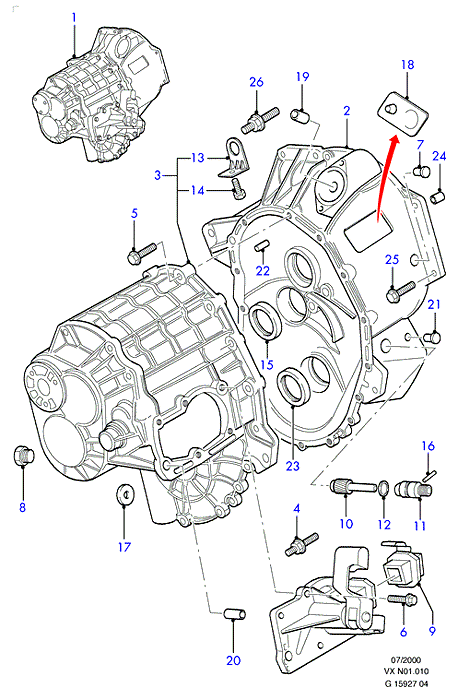 FORD 1012013 - Датчик, контактний перемикач, фара заднього ходу autozip.com.ua