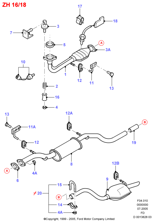 FORD 1 231 828 - Каталізатор autozip.com.ua