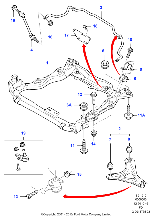 FORD 1110141 - Insulator autozip.com.ua