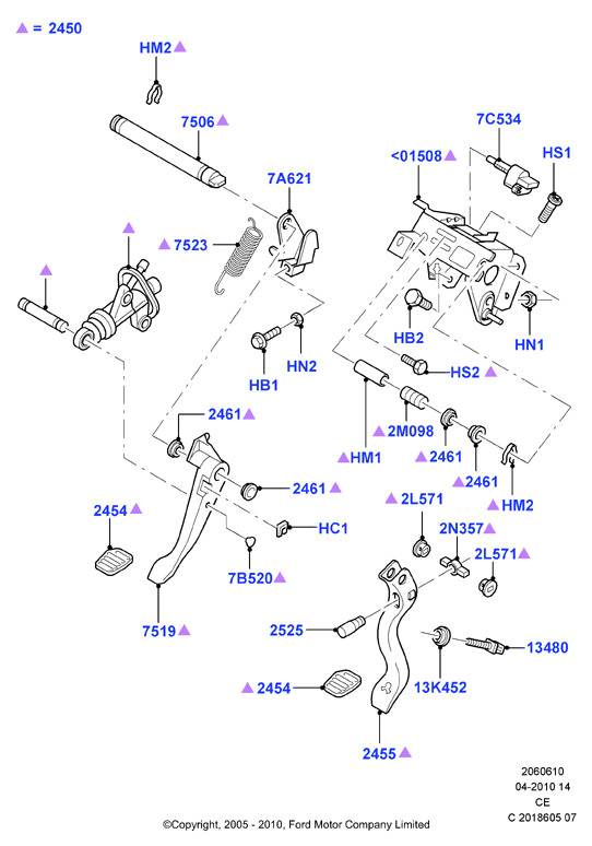 FORD 6 992 957 - Вимикач, привід зчеплення (управління двигуном) autozip.com.ua