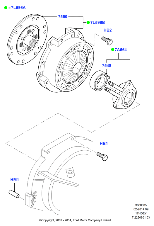 FORD 1324376 - Диск зчеплення autozip.com.ua