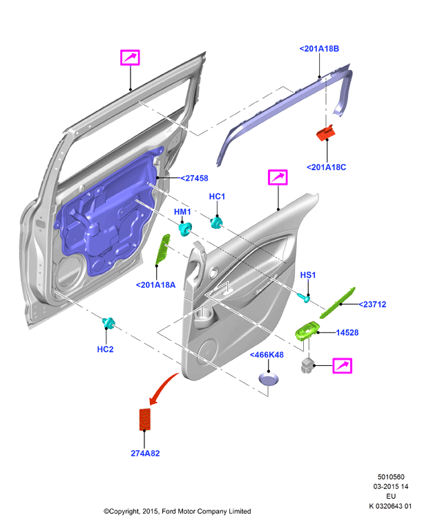 FORD 5179085 - Зажим, молдинг / захисна накладка autozip.com.ua