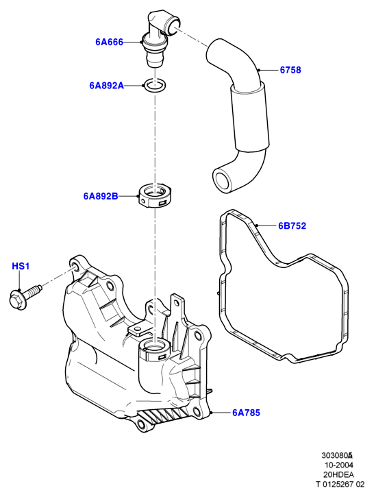 FORD 1430644 - Шланг, вентиляція картера autozip.com.ua