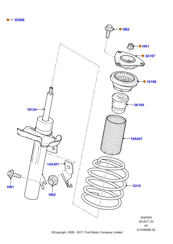 FORD 2 143 802 - Опора стійки амортизатора, подушка autozip.com.ua