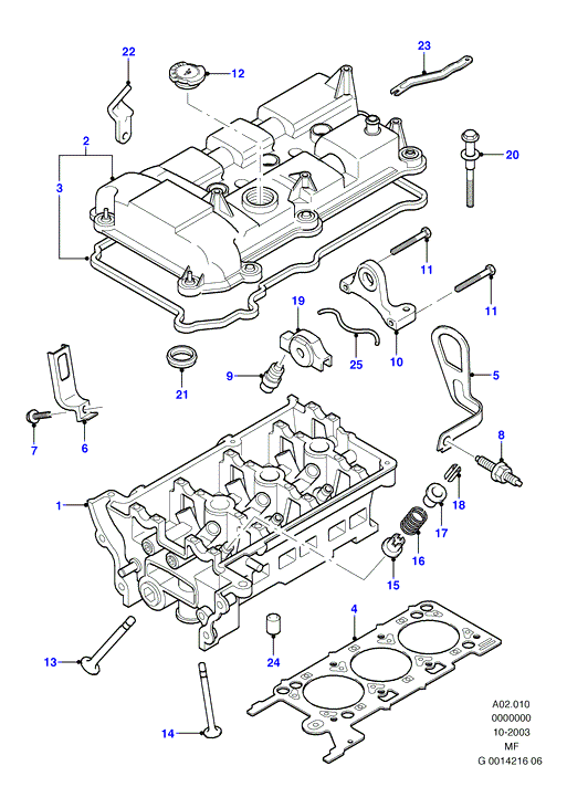 FORD 7221531 - Впускний клапан autozip.com.ua