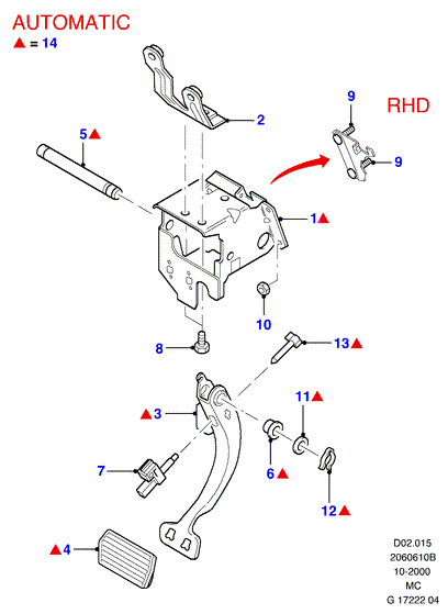 FORD 1 088 170 - Вимикач ліхтаря сигналу гальмування autozip.com.ua