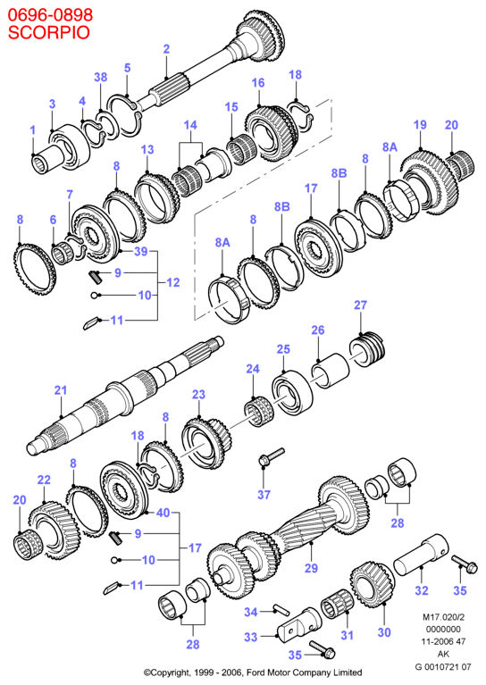 FORD 1097012 - Масляний фільтр autozip.com.ua