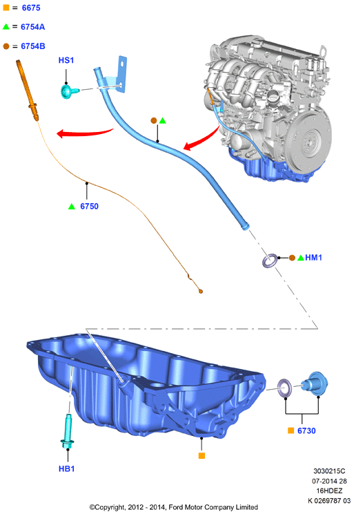 FORD USA 1121127 - Масляний піддон autozip.com.ua