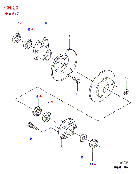 Caterham 6785599 - Гальмівні колодки, дискові гальма autozip.com.ua