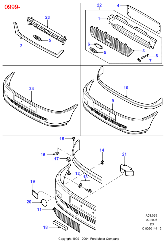 FORD 1088346 - Емблема радіатора autozip.com.ua