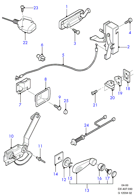 FORD 1091052 - Підйомний пристрій для вікон autozip.com.ua