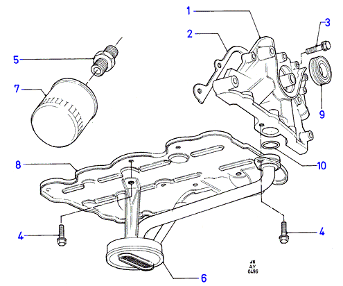 Auto Union 1 883 037 - Масляний фільтр autozip.com.ua