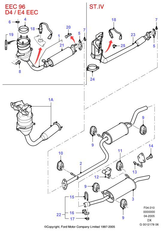 FORD 1 010 236 - Гайка autozip.com.ua