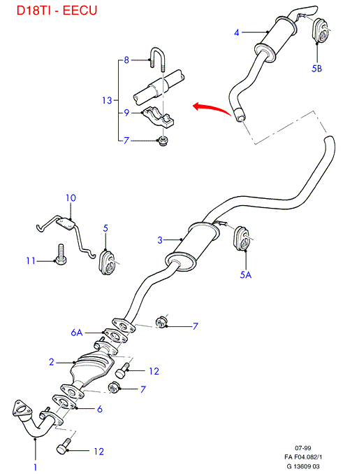 FORD 1046138 - Каталізатор autozip.com.ua