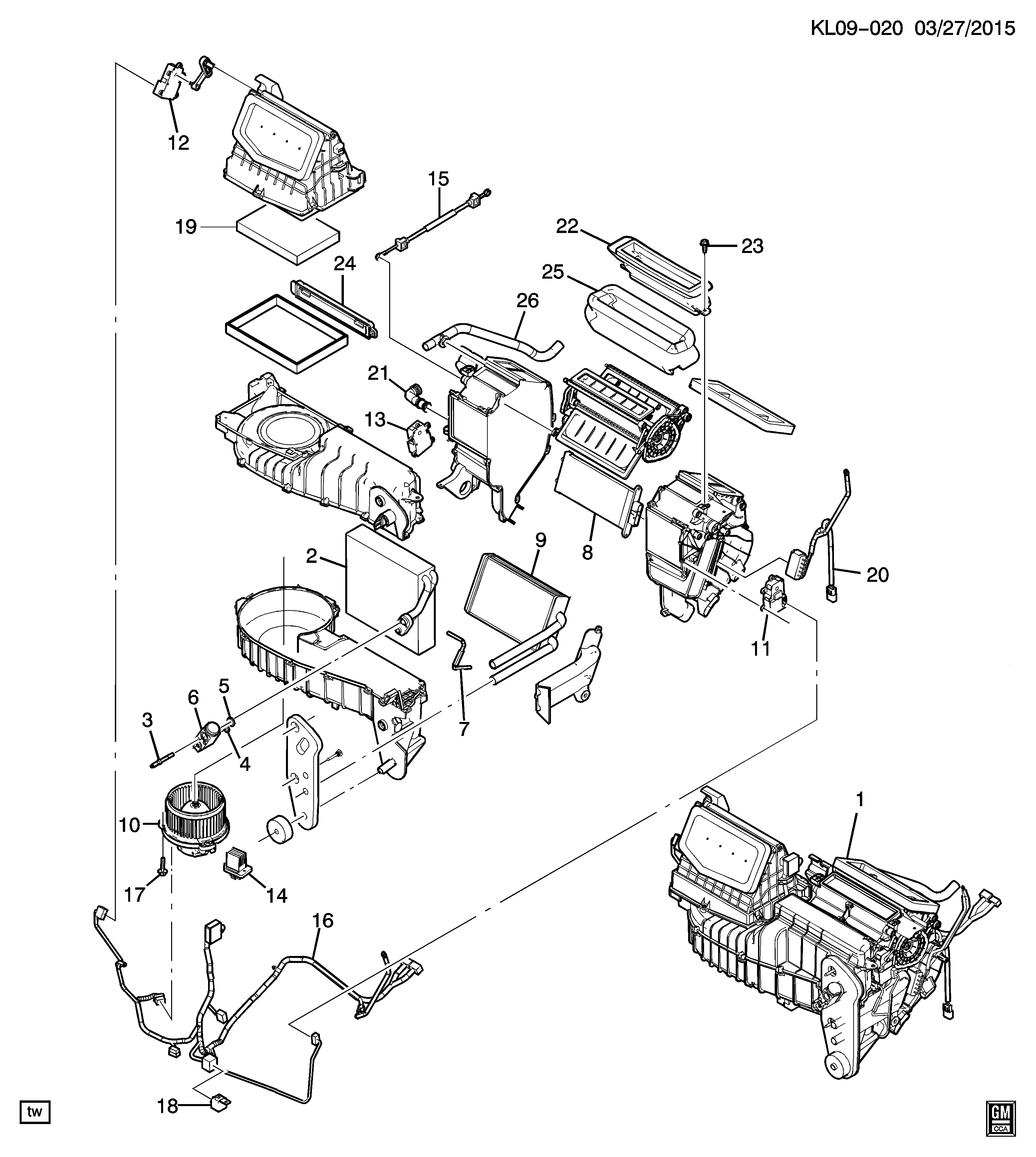 Opel 96629608 - Теплообмінник, опалення салону autozip.com.ua