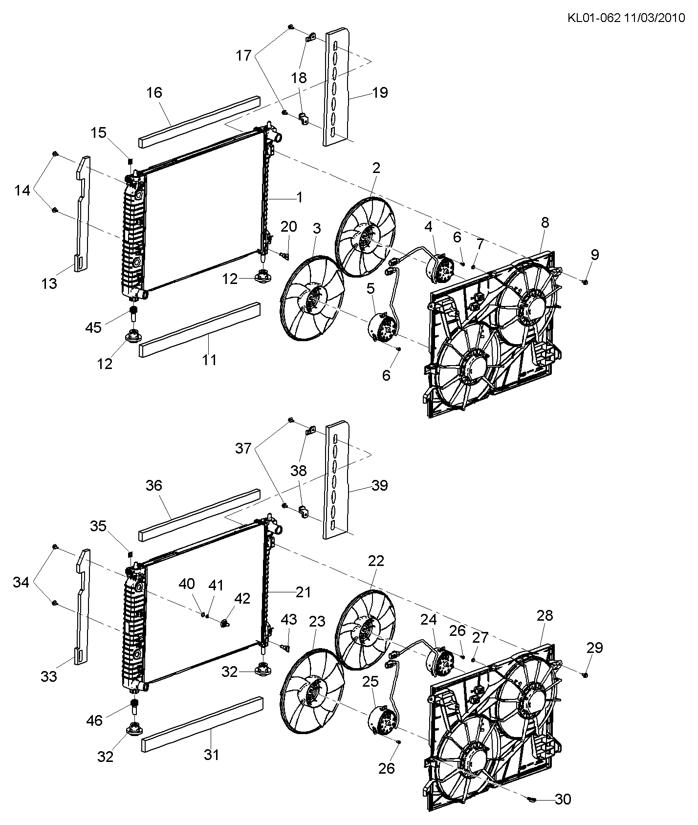 Vauxhall 20777042 - Радіатор, охолодження двигуна autozip.com.ua