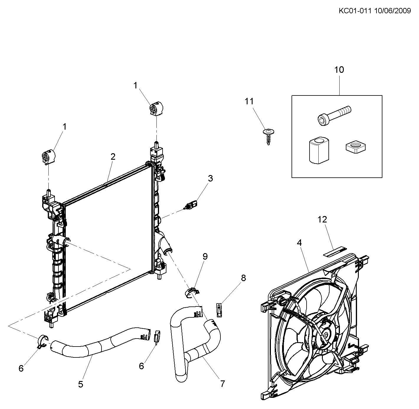 GMC 95423942 - Радіатор, охолодження двигуна autozip.com.ua