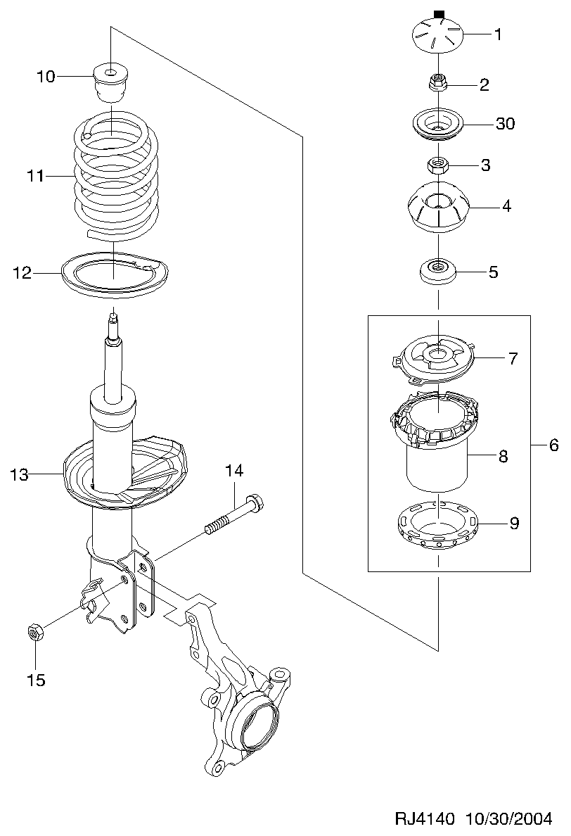 Chevrolet 96407820 - Амортизатор autozip.com.ua