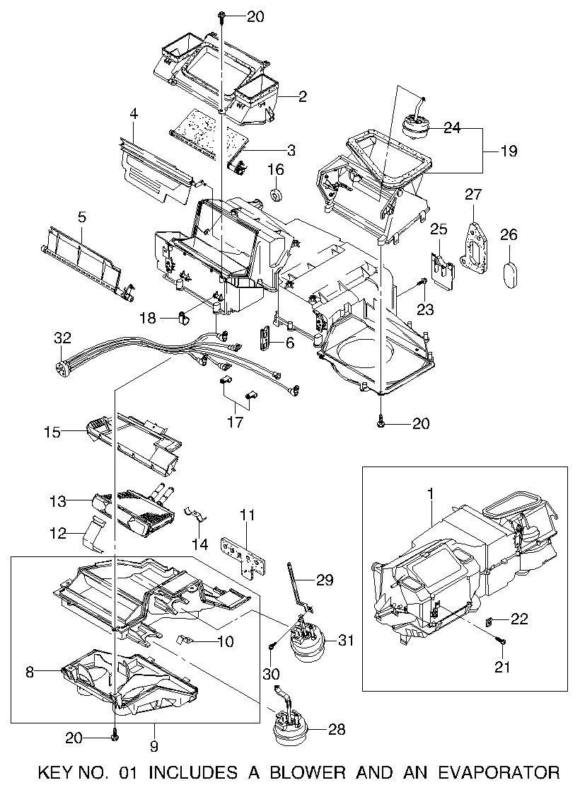 DAEWOO 96190674 - Теплообмінник, опалення салону autozip.com.ua