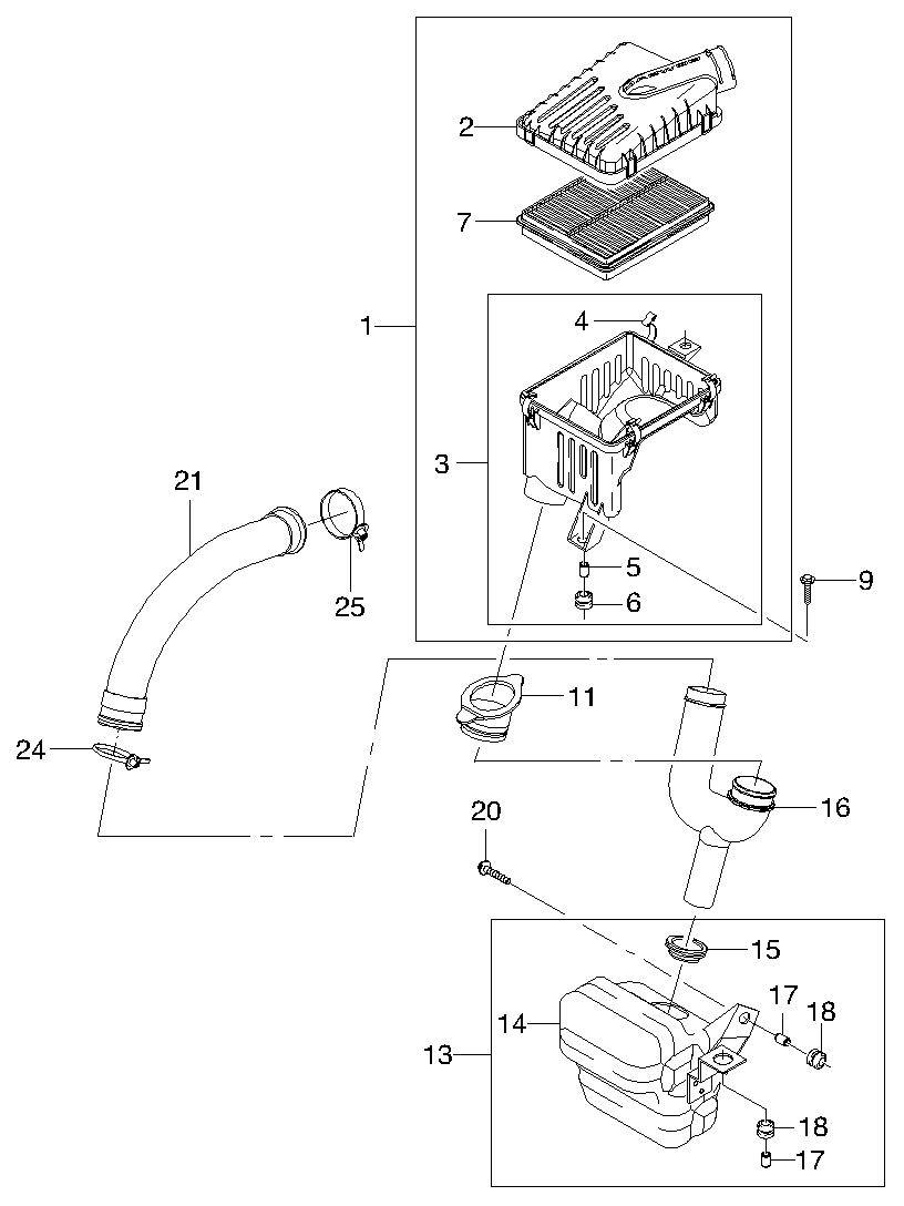 General Motors 96181263 - Повітряний фільтр autozip.com.ua