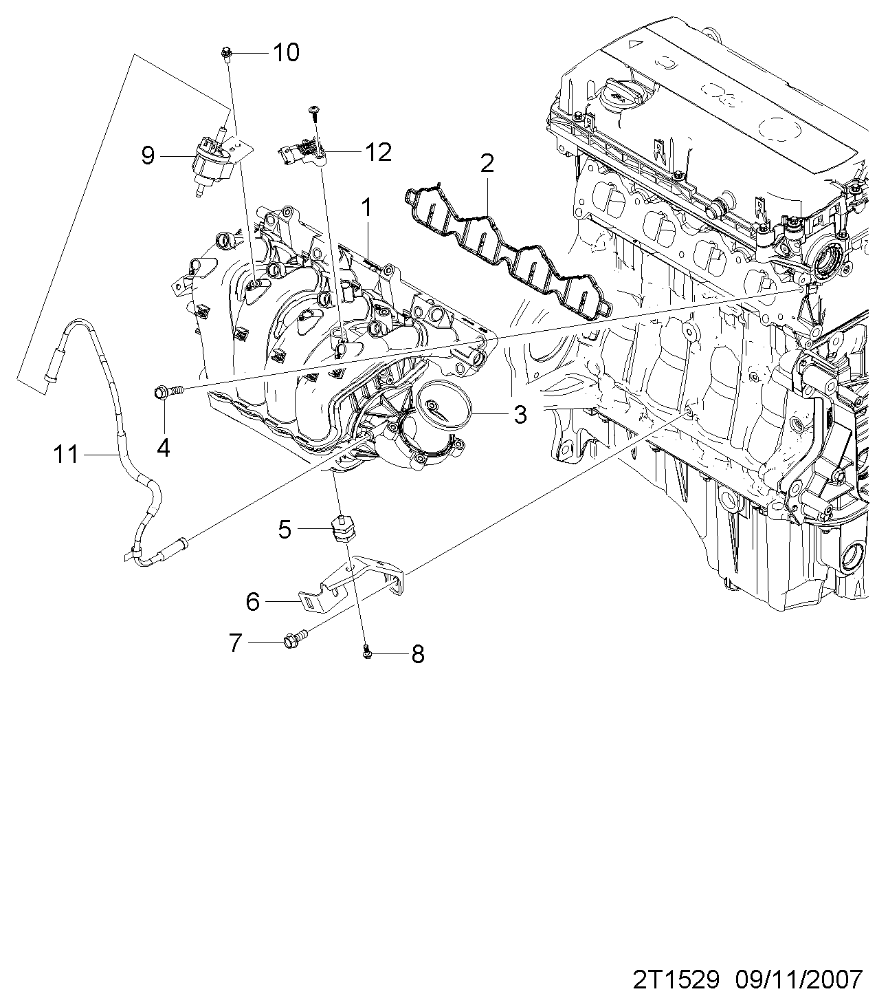 Pontiac 12 591 290 - Датчик, тиск у впускний трубі autozip.com.ua