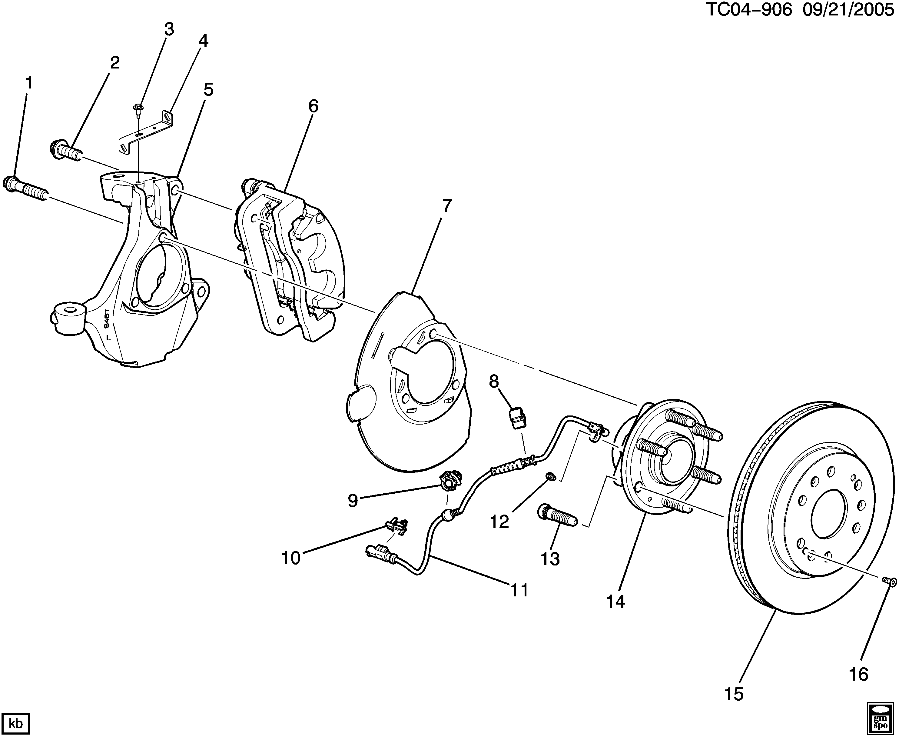 GMC 22950036 - Гальмівний диск autozip.com.ua