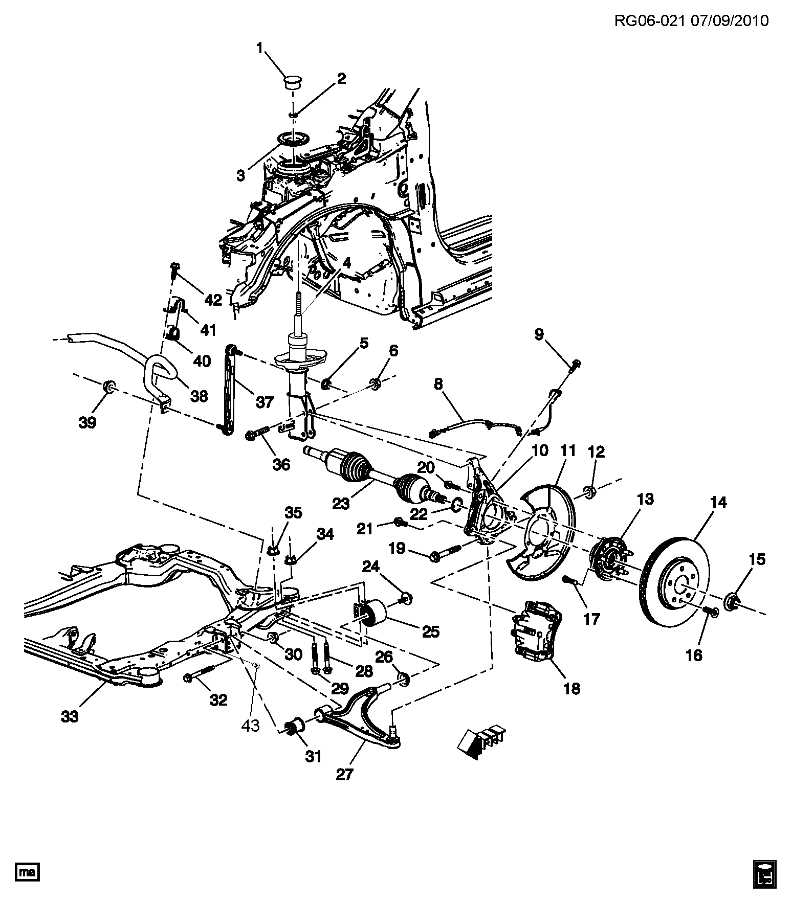 Buick 13501319 - Гальмівний диск autozip.com.ua