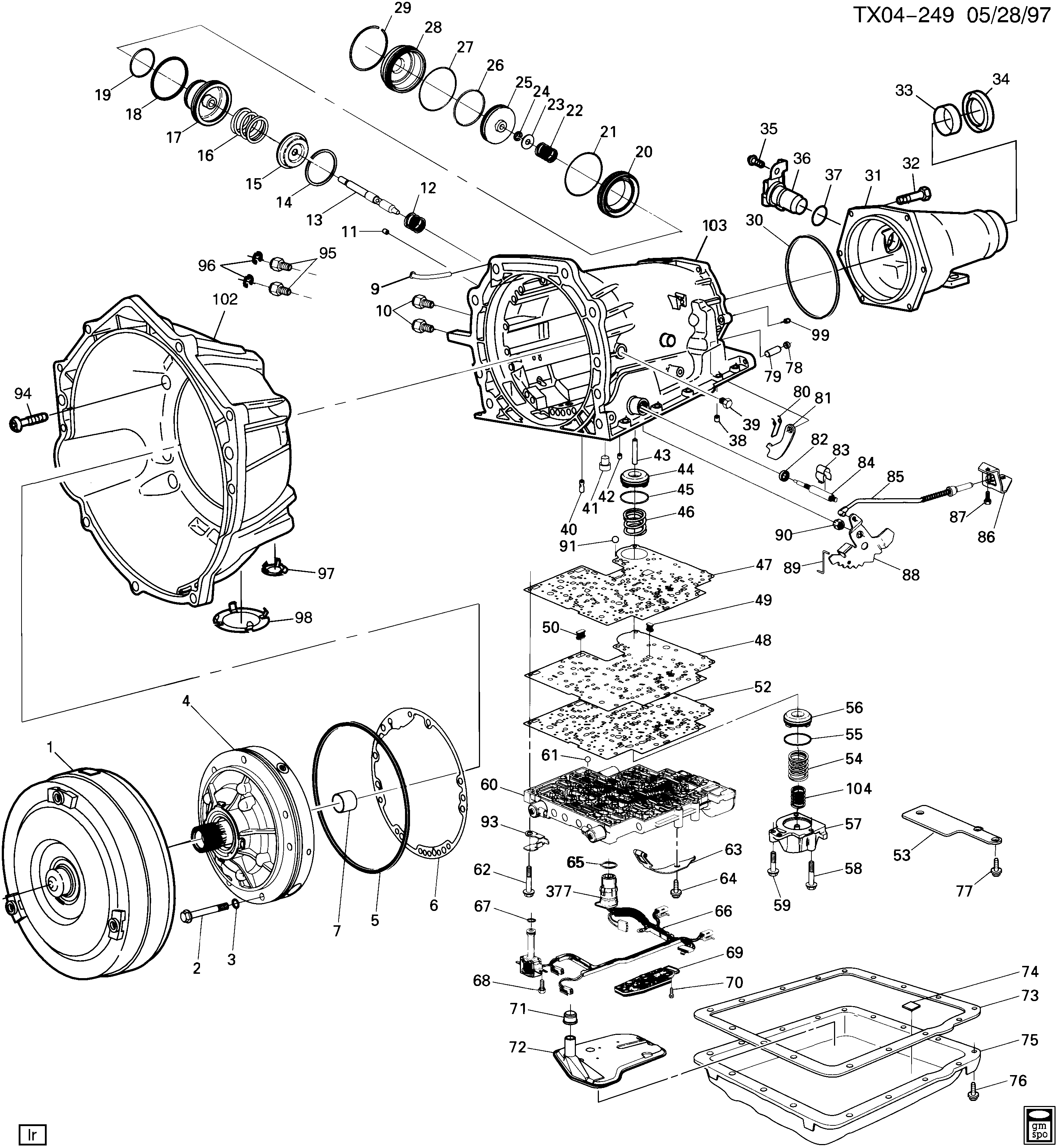 General Motors 24236799 - Гідрофільтри, автоматична коробка передач autozip.com.ua