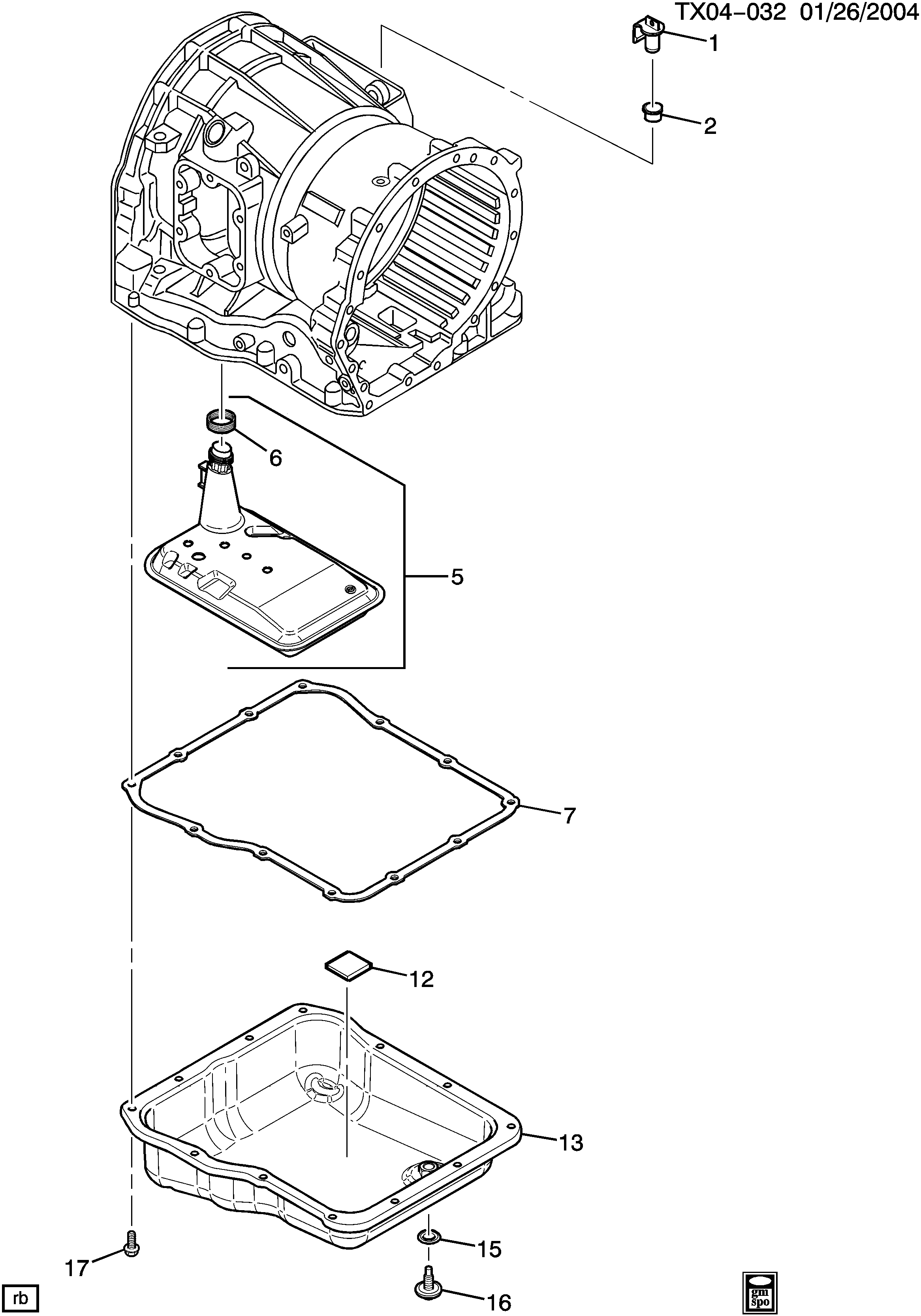 GMC 29549684 - Прокладка, масляний піддон автоматичної коробки передач autozip.com.ua