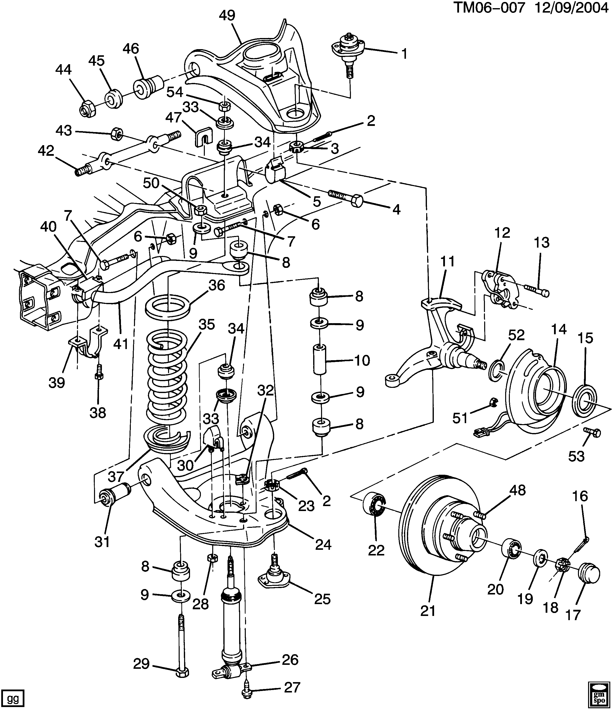 General Motors 15005612 - Втулка, стабілізатор autozip.com.ua