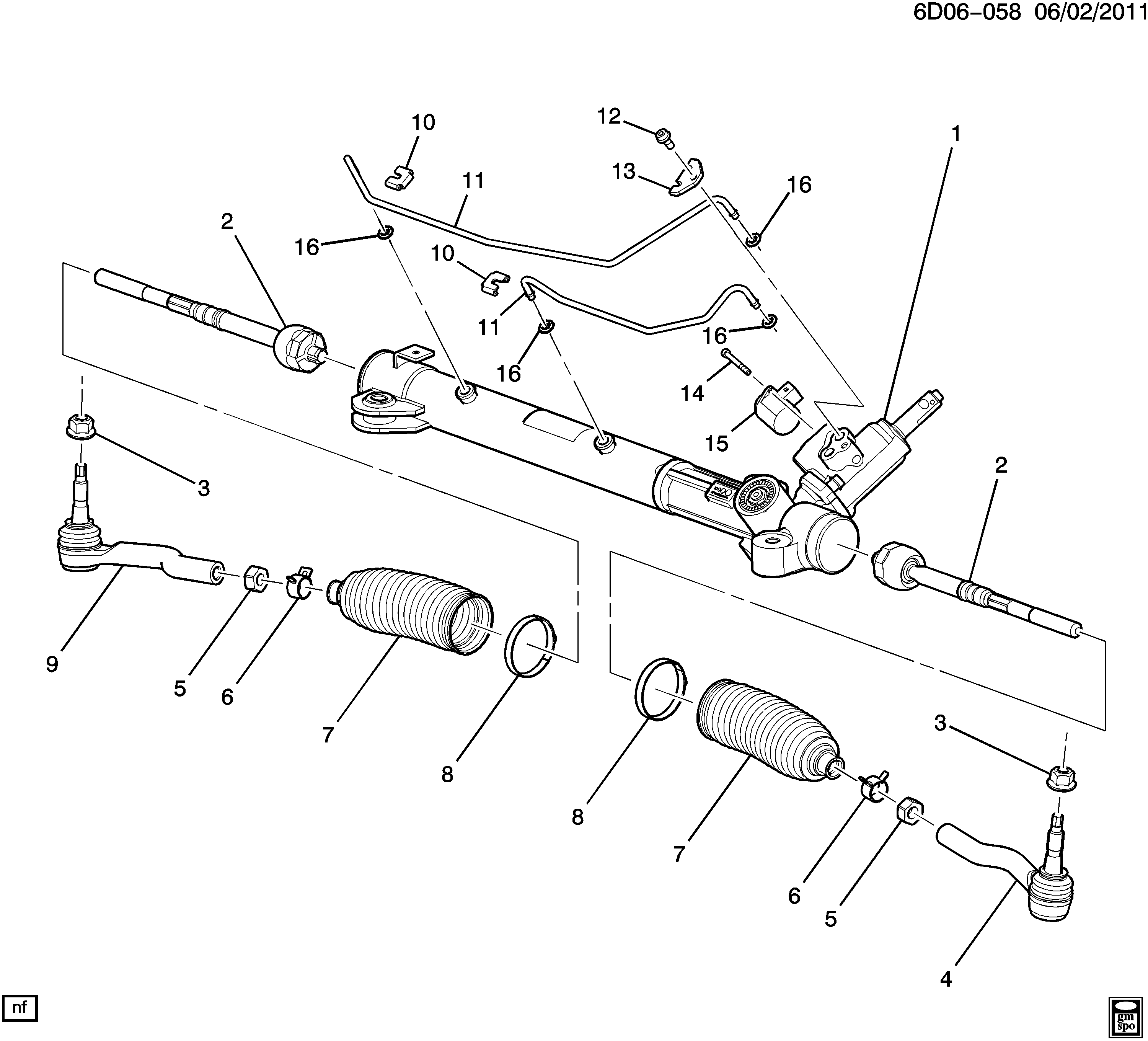 Cadillac 19177443 - Наконечник рульової тяги, кульовий шарнір autozip.com.ua