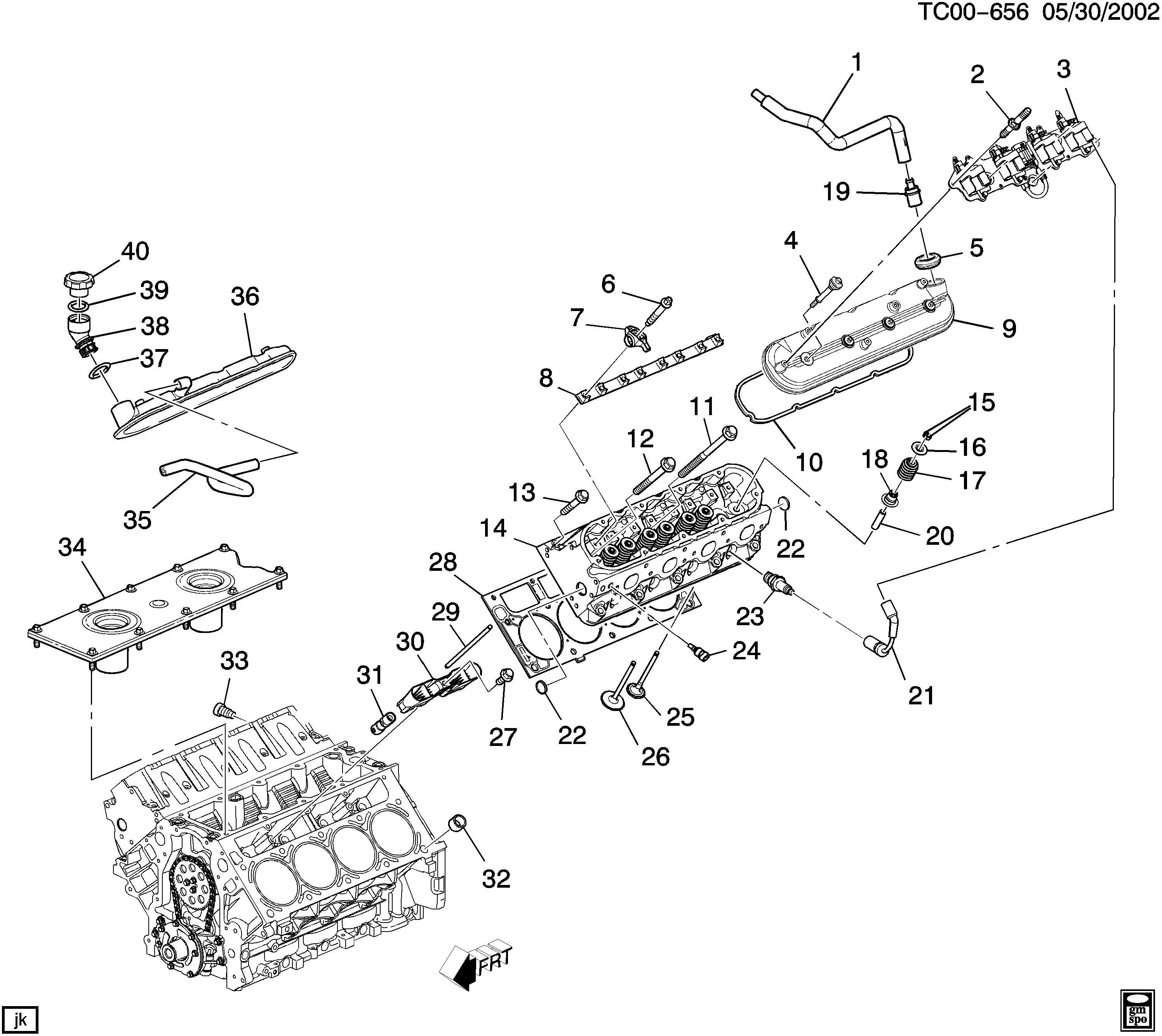 Pontiac 12 575 329 - Прокладка, головка циліндра autozip.com.ua