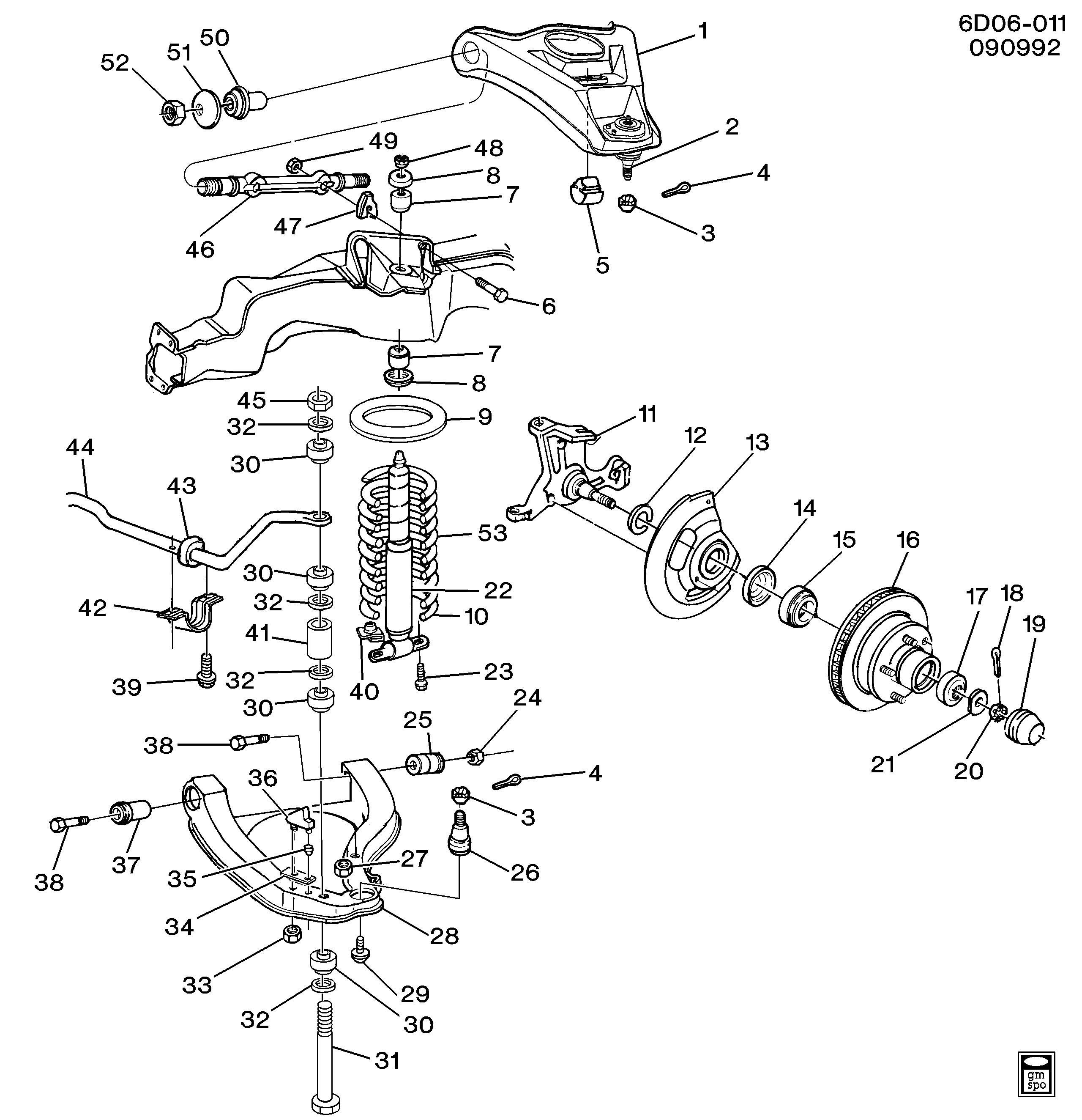 Chevrolet 14020223 - Втулка, важіль колісної підвіски autozip.com.ua