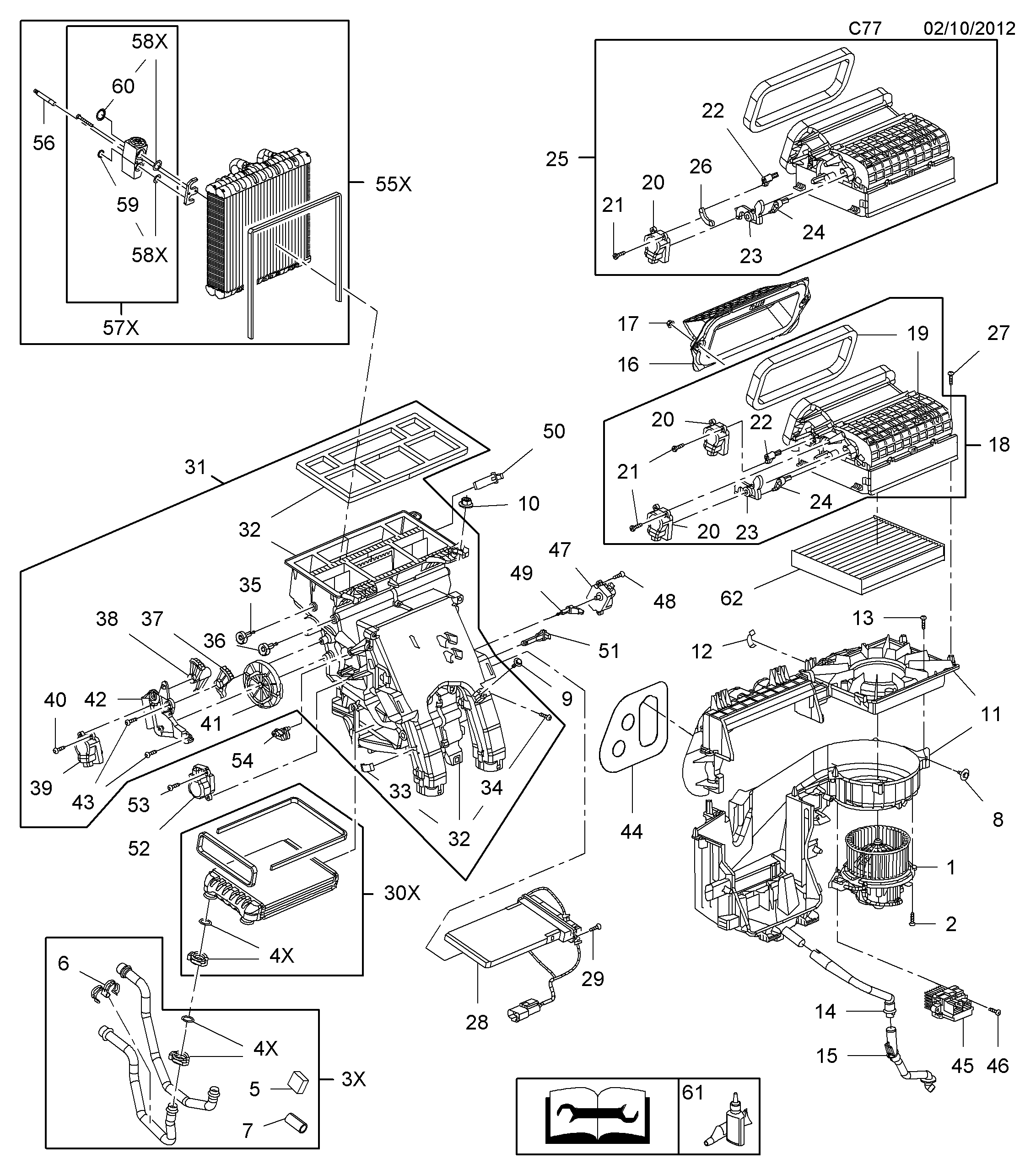 Opel 1618529 - VALVE, THERMAL EXPANSION, KIT (WITH SEALS) (BEHR) (NLS.- USE  39 autozip.com.ua