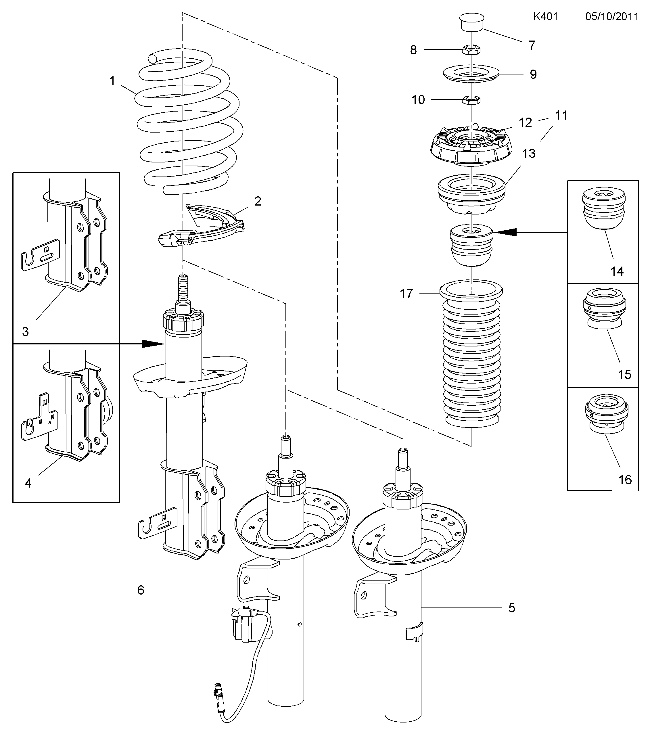 Opel 344949 - Амортизатор autozip.com.ua