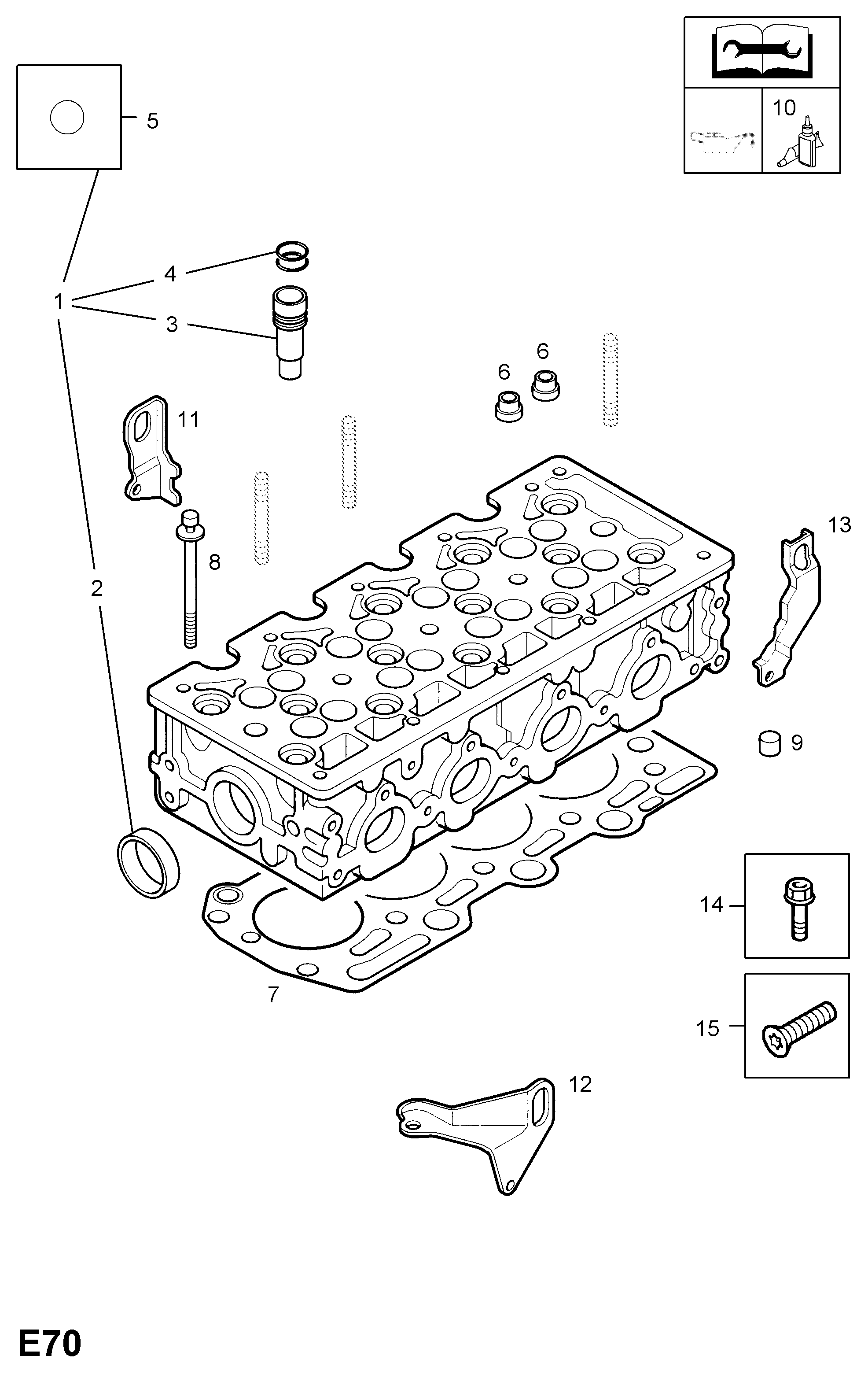 Opel 58 17 574 - Кільце ущільнювача, клапанна форсунка autozip.com.ua