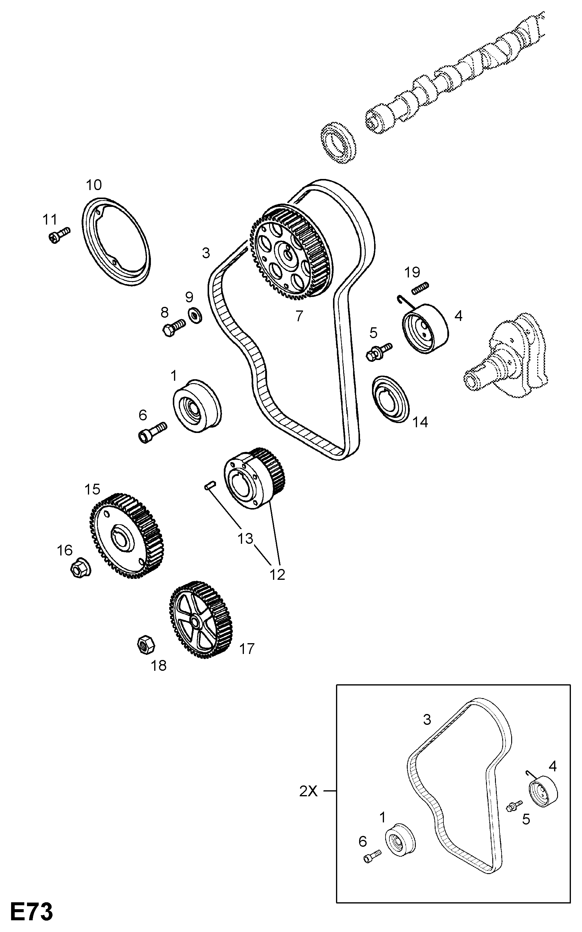 Vauxhall 5636402 - Ремінь ГРМ autozip.com.ua