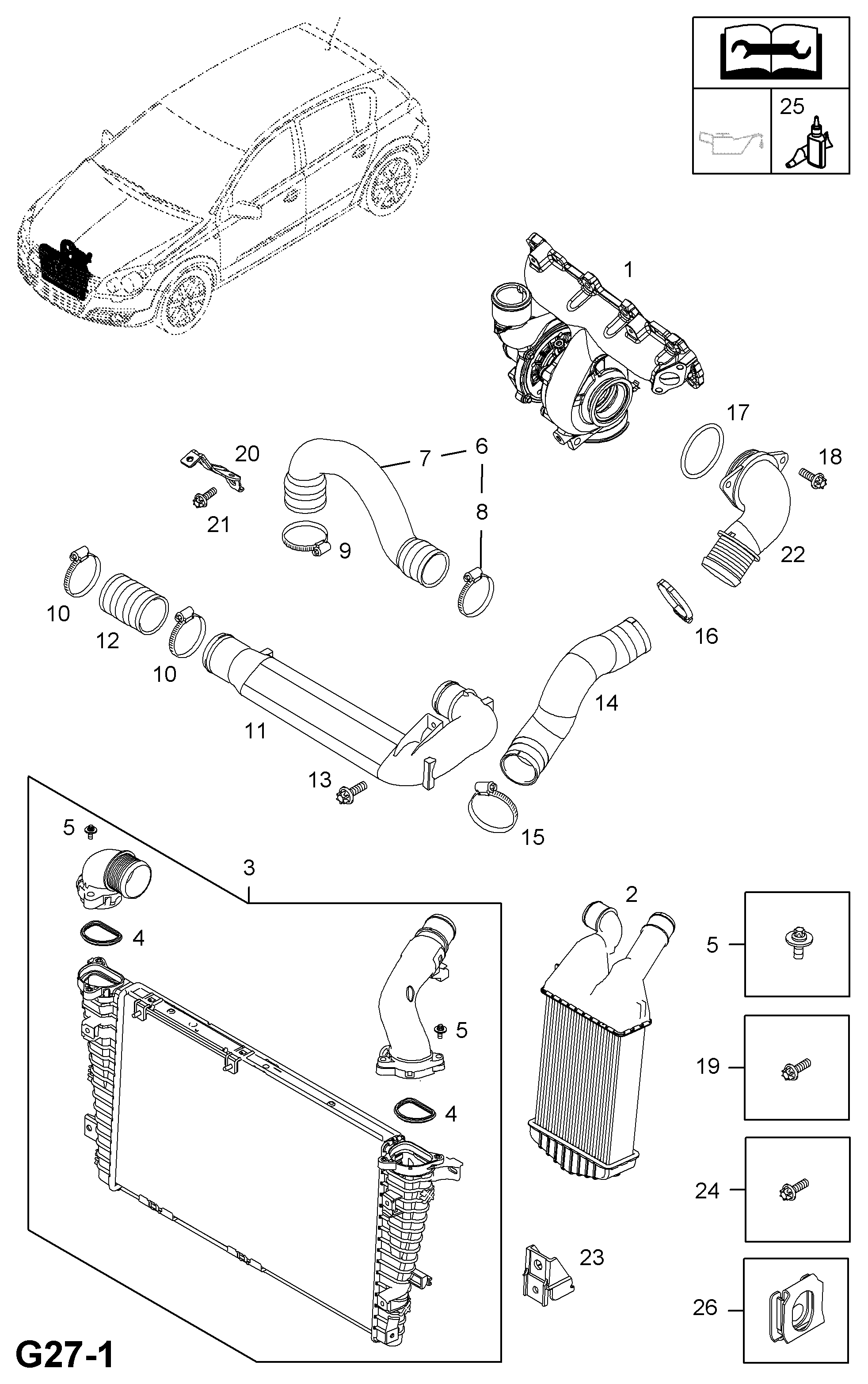 Opel 6302076 - Интеркулер autozip.com.ua