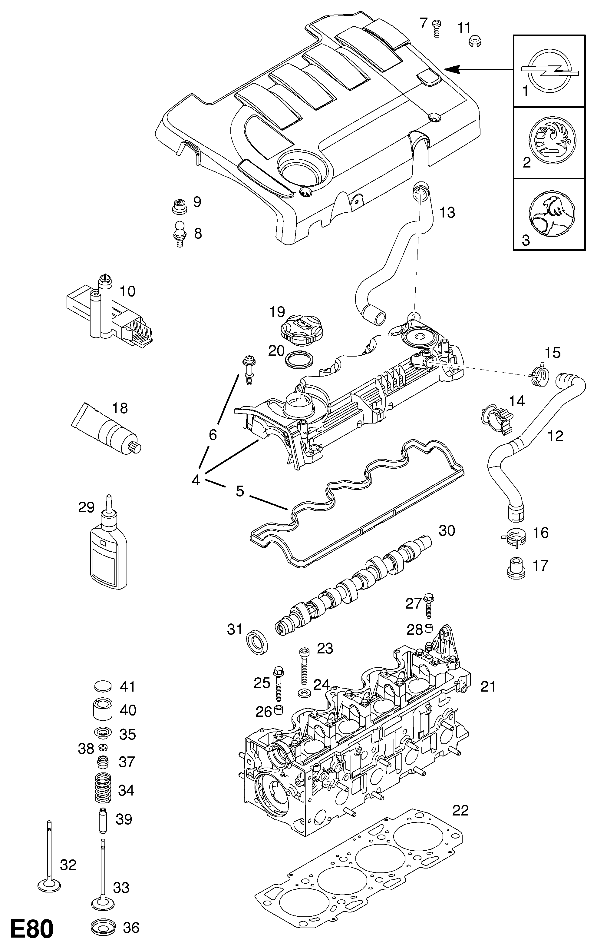 Opel 641385 - Випускний клапан autozip.com.ua