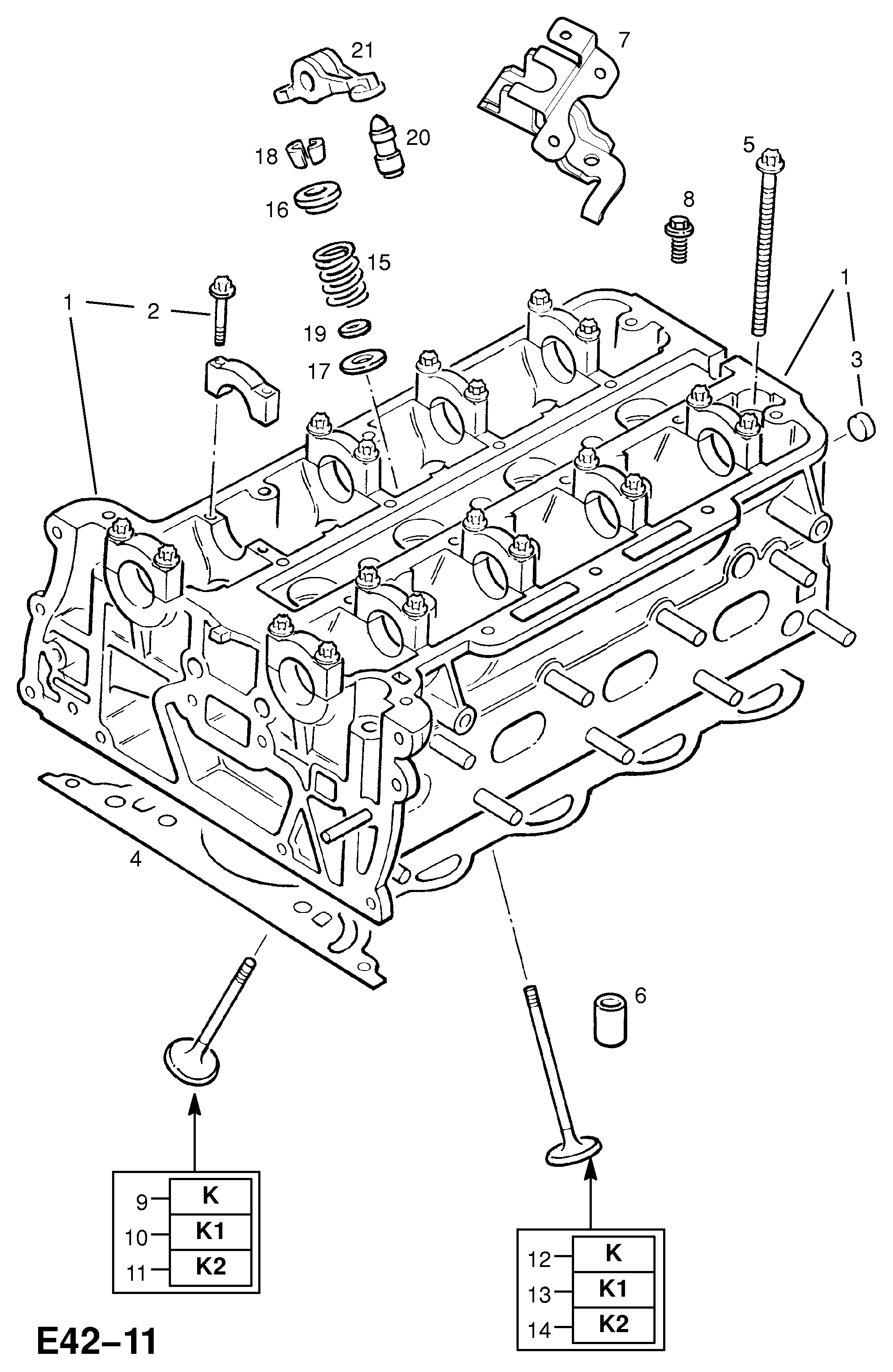 Opel 641365 - Випускний клапан autozip.com.ua