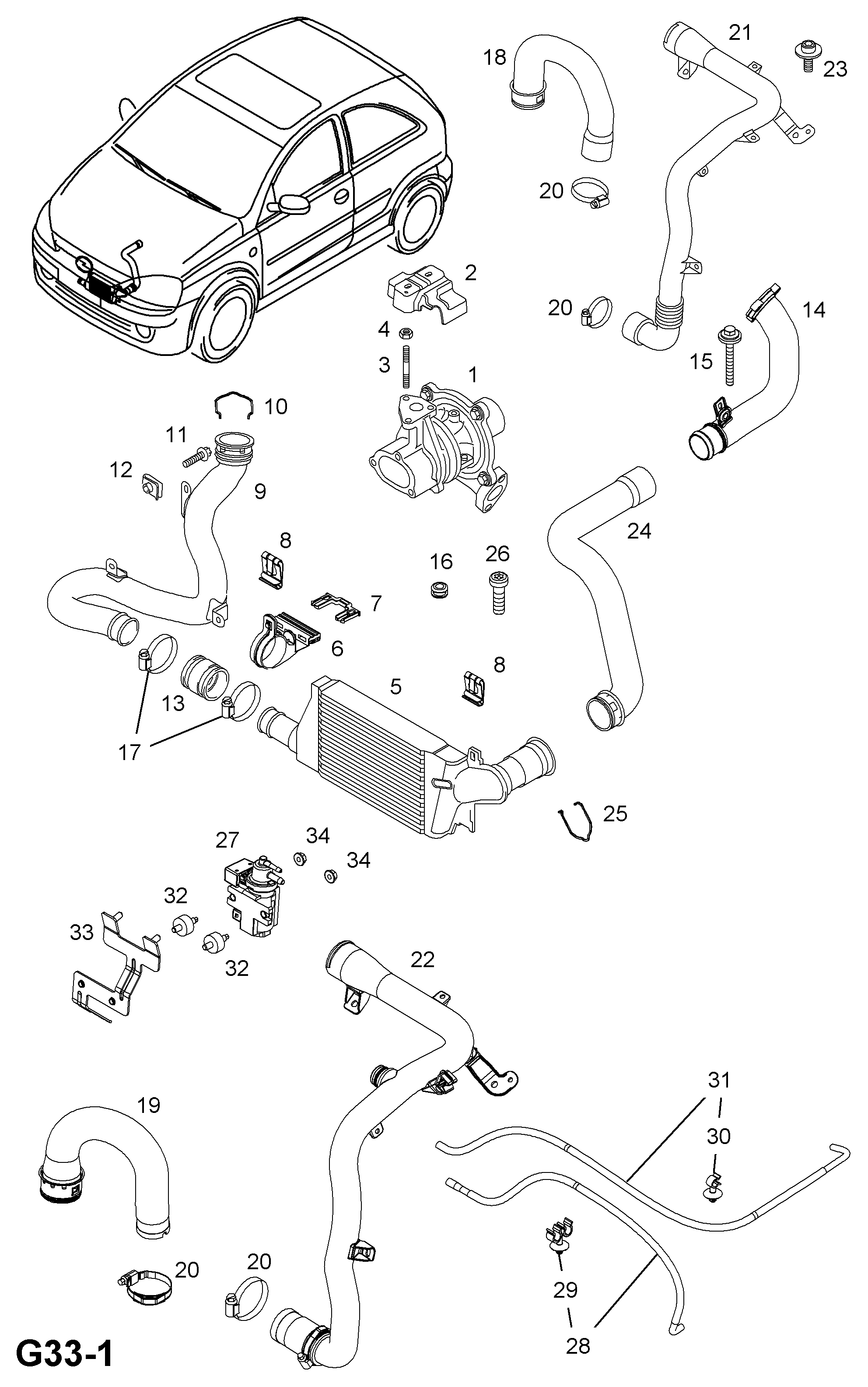 Opel 860585 - Компресор, наддув autozip.com.ua