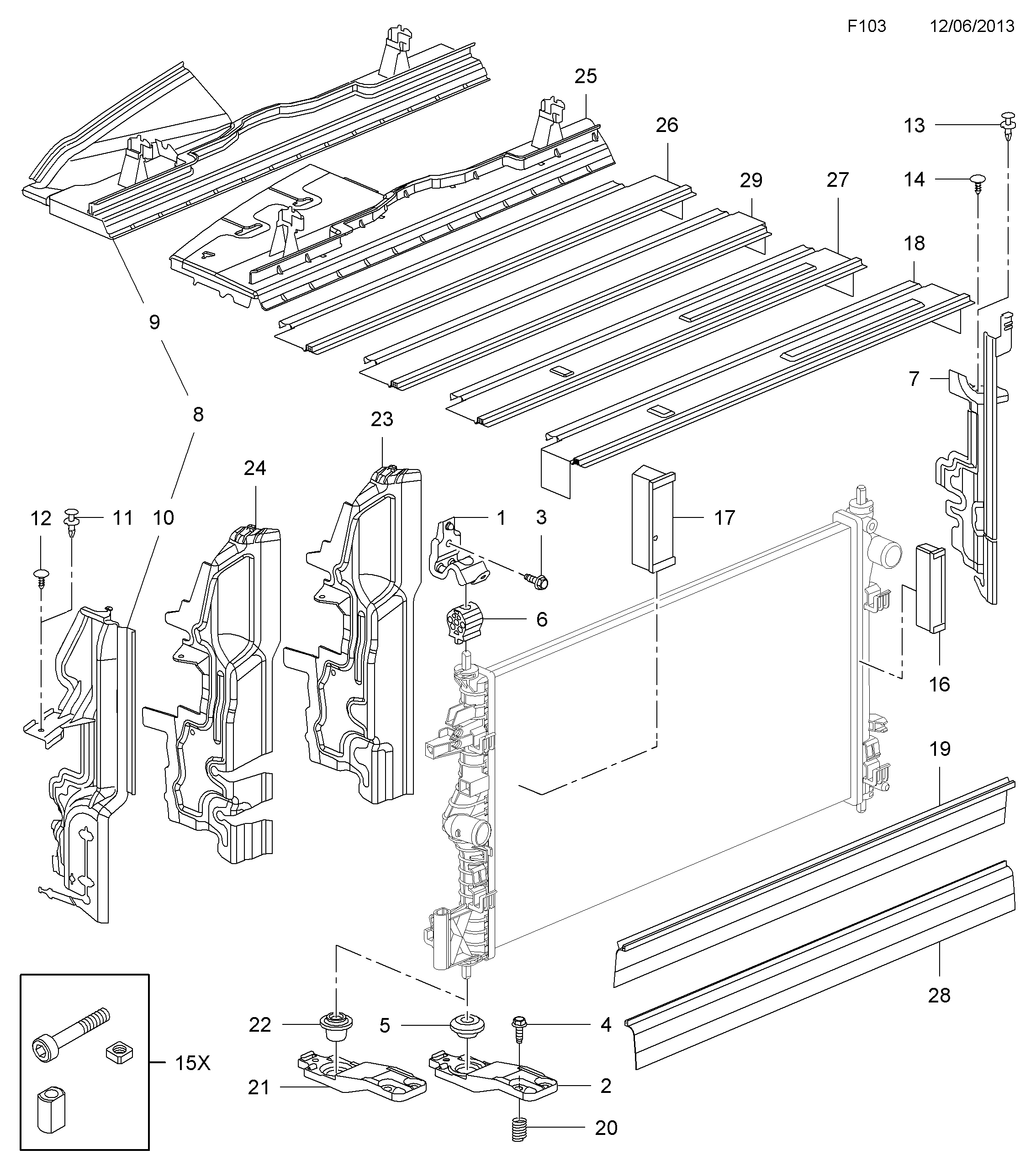 Opel 4803500 - Зажим, молдинг / захисна накладка autozip.com.ua