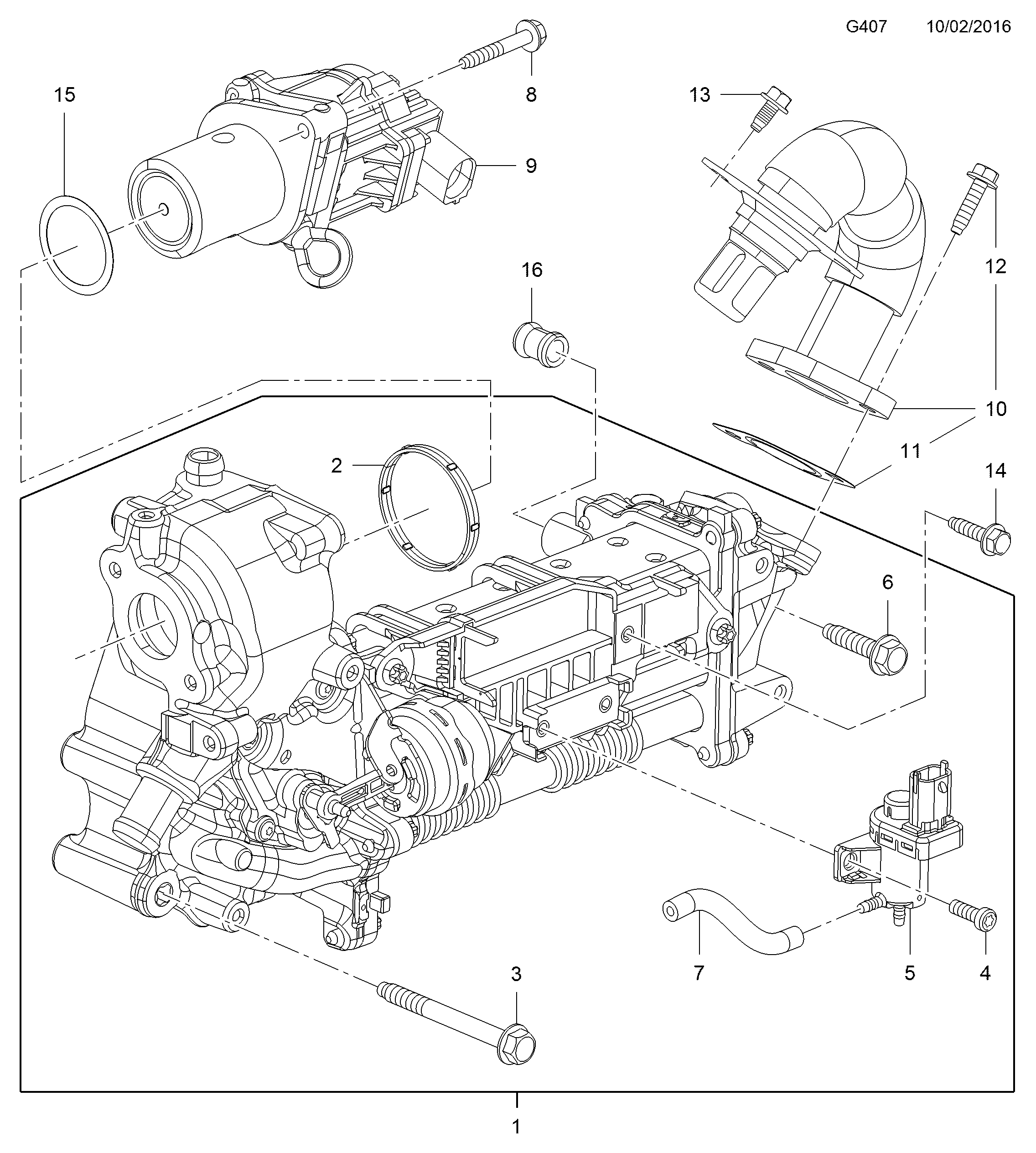 General Motors 55501178 - Клапан повернення ОГ autozip.com.ua