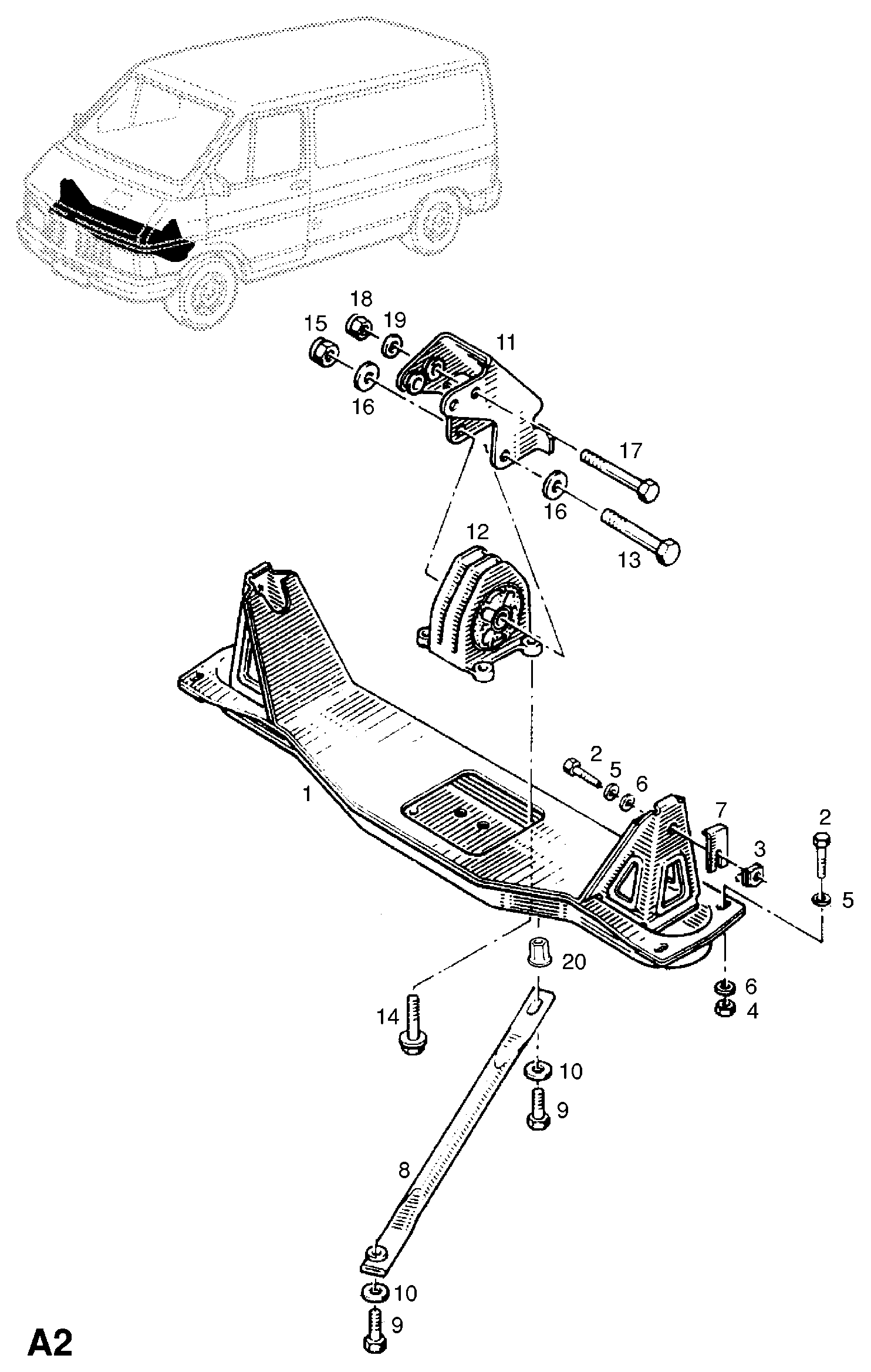 VW 4404595 - WASHER, TRANSMISSION MOUNTING BRACKET TO VIBRATION DAMPER autozip.com.ua